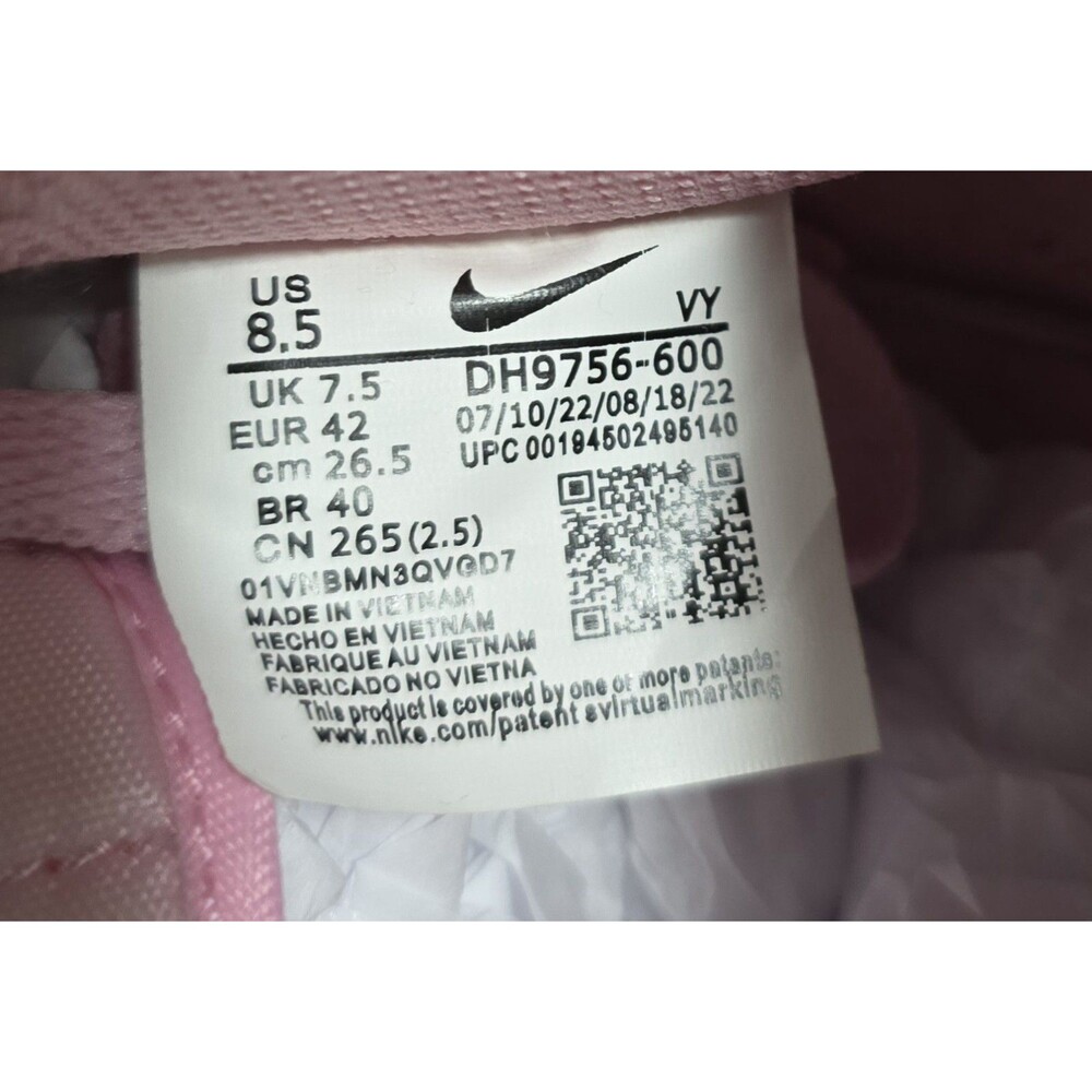 Nike Pink Low Top Athletic Shoes with Hot Pink Swoosh - Picture 9 of 11